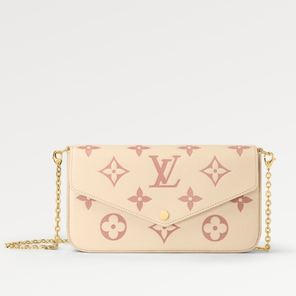 LOUIS VUITTON LV Felicie Leather Giant Mono - Picture 1 of 5